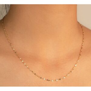 14 AYAR 45-50-55-60CM İNCE AYNALI ZİNCİR 0.80GR-1.50GR